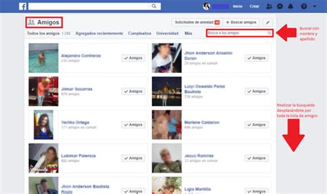 buscar amigos en facebook|Cómo encontrar y sincronizar contactos en Facebook